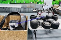 Lot of Go Kart Parts (Chassis, Wheels, Seats,