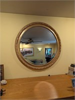 Round Beveled Mirror 36" Dia