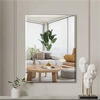 $180 Arcus Home Black Arched Mirror, 30"x40"