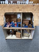 Doll House w/Contents, Furniture, etc…