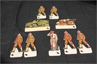 1940's Wartime Cardboard Toy Army Men