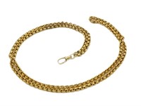 Rosey gold fancy chain (double)