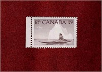 CANADA MNH 1955 ESKIMO HUNTER 10 CENT # 351