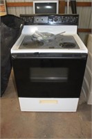 whirlpool electric glass top stove