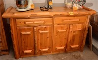 Pine cabinet - could be TV stand/Buffet/