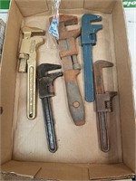 Vintage adjustable wrenches