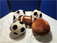 Selection of Stuffed Sports Pillows
