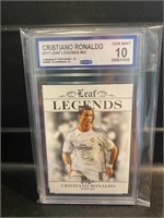 2017 Cristiano Ronaldo Soccer Card Graded 10