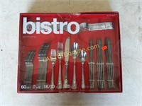 New 60 pc. Bistro Cutlery Set