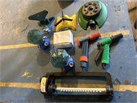 Outdoor Lot Sprinkler, Hose Pieces & Feeders