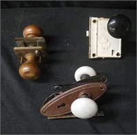 3 -  Antique Doorknobs