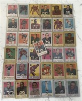 Lot (67) Vintage 1959 Topps Football Cards