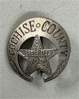 ANTIQUE COCHISE SHERIFF BADGE