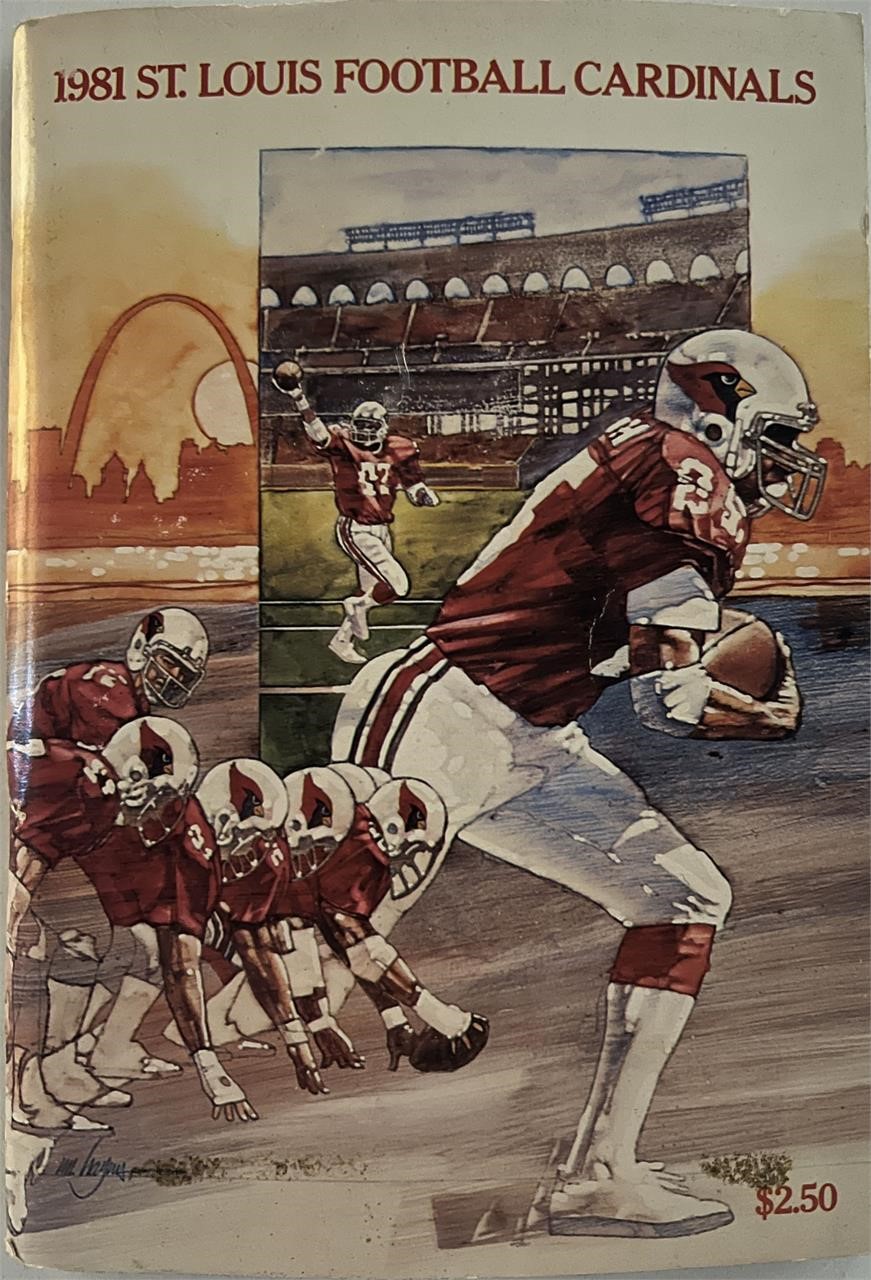 1981 St. Louis Cardinals team program