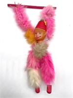 Vintage Celluloid Toy Monkey 13” - made in Japan