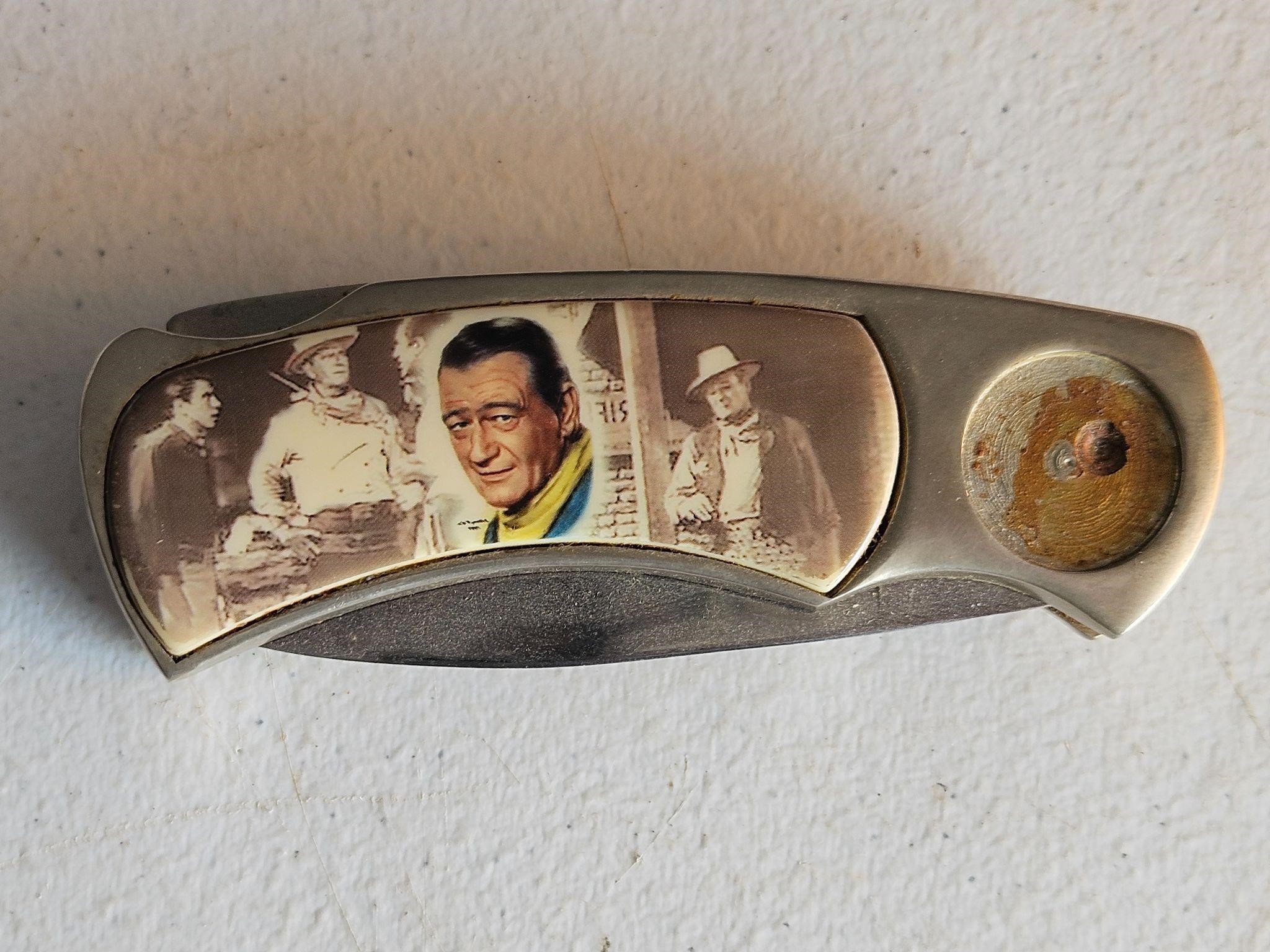 John Wayne Collectable Pocket Knife