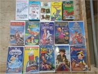 Classic Walt Disney VHS Movies