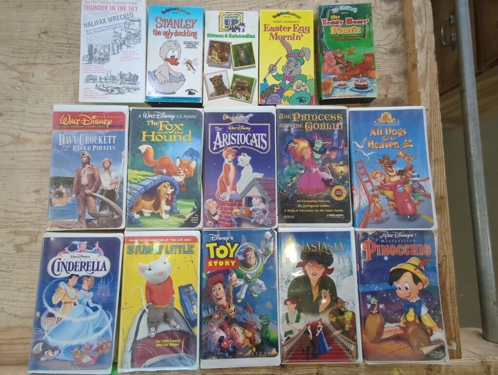 Classic Walt Disney VHS Movies