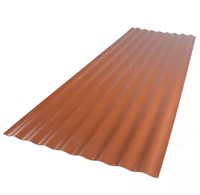 26 IN. X 6 FT. RED BRICK POLYCARBONATE ROOF PANEL