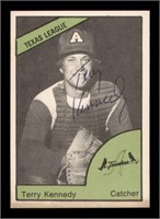 Terry Kennedy Autographed 1978 Rookie Arkansas