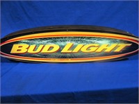 Bud Light Oval Light Up Sign