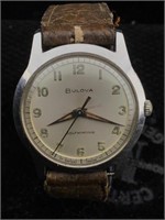 Bulova Watch Vintage Leather Band