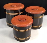 Stoneware Kitchen Canisters