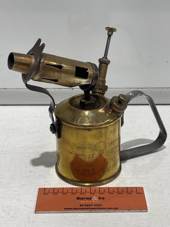 MAX SIEVERT STOCKHOLM Brass Blowtorch - Height