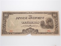 4 Japanese Occupation Currency Bills