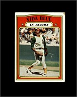 1972 Topps #170 Vida Blue IA VG to VG-EX+