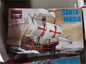SANTA-MARIA SHIP MODEL VINTAGE SEALED