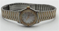 18k Gold Bezel & Diamond Ebel Wrist Watch