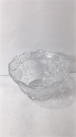 Heavy Cut Glass Crystal Bowl Made In Poland U16H