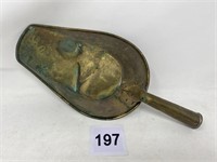 Old metal scoop