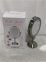 TRUE GLOW CONAIR LED BATTERY OPERATED MIRROR