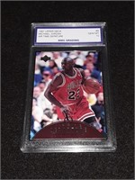 Michael Jordan 1997 Upper Deck GEM MT 10 Bulls