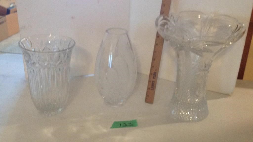 Glass vases