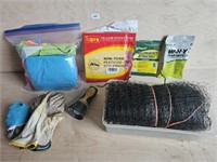 Mix Lot Garden, Microfiber, Gloves, Netting & More