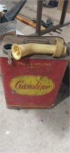 Metal 2gal gasoline can