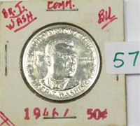 Booker T. Washington Silver Half Dollar