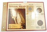 Indian Head Cent Display