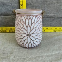 White Votive Candle Holder