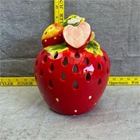 Ceramic fruit luminary Strawberry