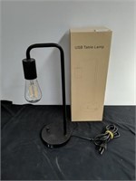 (2) matching 16.5" black USB lamps. With USB