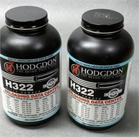 2 lbs Hodgdon H322 Reloading Powder