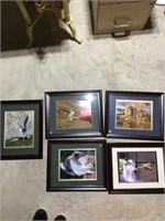 Lot of 5 framed photographs