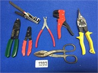 Fret Bending Pliers, Tin Snips, Wire Stripers