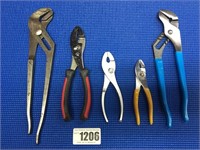 Box of Assorted Pliers