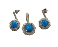 Silver Blue Opal Austrian Crystal Creation Set