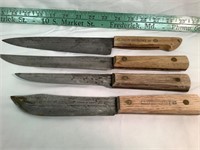 True Edge Ontario knives Hickory handles
